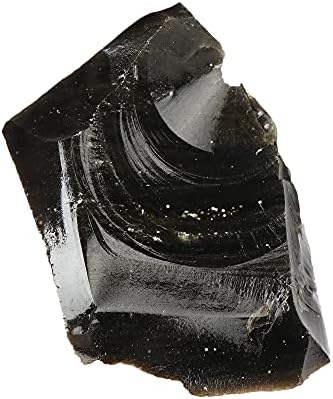Doğal Kaya Kaba Siyah Obsidyen 499.05 CT Gevşek Taş Tahsil veya Yuvarlanan