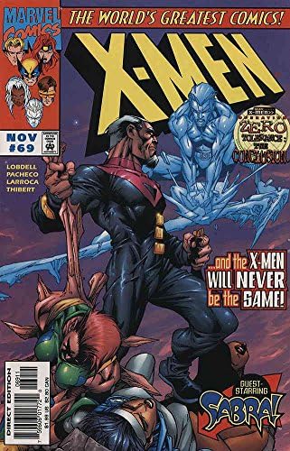 X-Men (2. Seri) 69 VF / NM ; Marvel çizgi romanı / Sıfır Tolerans Operasyonu Sabra