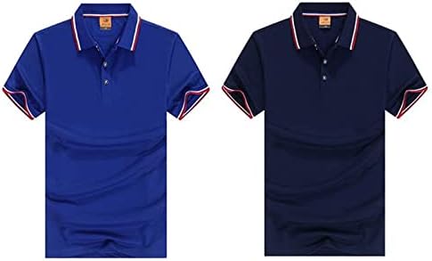 2023 Yeni erkek Pamuk Erkek Gömlek Yaz Casual Kazak Kısa Kollu Golf Gömlek Slim Fit T Shirt Kısa Kollu