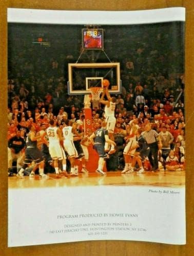 NYC Basketball Hall of Fame 2011 Kitapçığı 8 İmzalı Basketbolcular tarafından İmzalandı