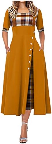 Kadın Zarif Maxi uzun elbiseler 2023 Yaz Düğme Aşağı Kolsuz bir çizgi elbise Artı Boyutu İş Resmi Tankı Elbise