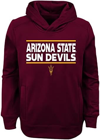 Outerstuff NCAA Genç Erkekler 8-20 Arizona Eyaleti Güneş Şeytanları Takım Performansınızı Temsil Edin Kapüşonlu Sweatshirt,