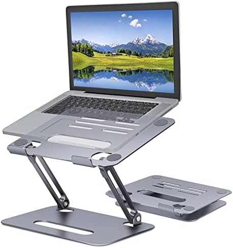 Arae Dizüstü Bilgisayar Masası Standı, Ayarlanabilir Alüminyum Dizüstü Bilgisayar Tutucu, Ergonomik Taşınabilir Bilgisayar