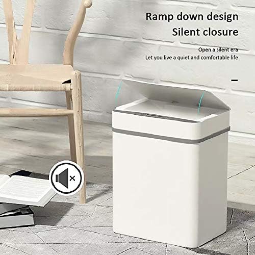 JRDHGRK 12L Akıllı çöp tenekesi Otomatik Indüksiyon Kızılötesi Hareket sensörlü çöp kovası Ev Mutfak Banyo Atık çöp