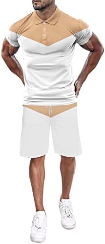 RTPR Uzun Boylu Gemiler Paketi Erkek Moda Kısa Kollu T Shirt ve şort takımı Yaz 2 Parça Kıyafet Eğlence Takım Elbise