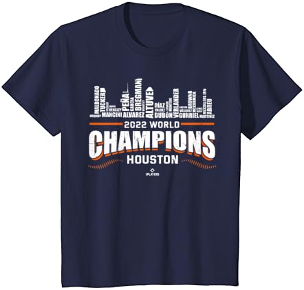 Skyline - 2022 Houston Beyzbol Dünya Şampiyonları MLBPA Tişört