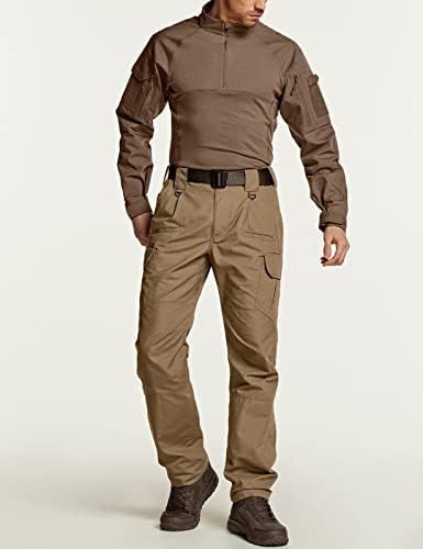 CQR erkek Taktik Pantolon, Suya Dayanıklı Yırtılmaz Kargo Pantolon, Hafif EDC Yürüyüş İş Pantolonu, Dış Giyim