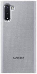 Samsung Galaxy Note10 Kılıf, LED Cüzdan Kılıfı-Beyaz (Garantili ABD Versiyonu)-EF-NN970PWEGUS