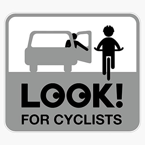 CNW Stüdyo Bak Bisikletçiler için Vinil su geçirmez etiket Çıkartması Araba Dizüstü Duvar Pencere TAMPON çıkartması