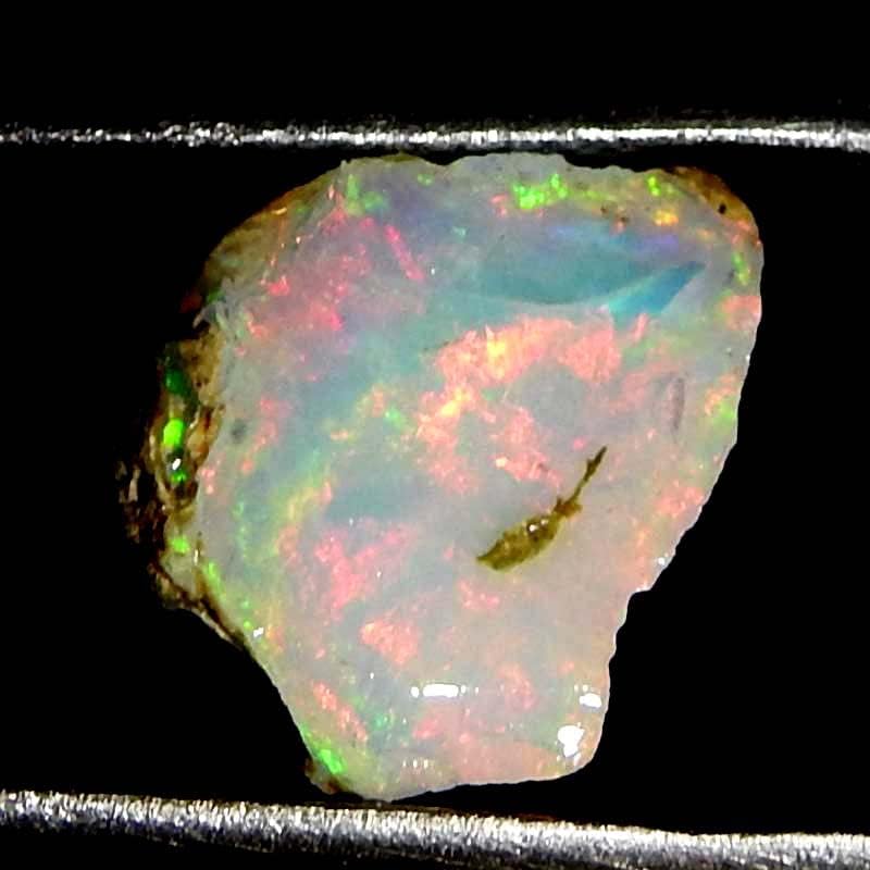 Jewelgemscraft™ 03.72 Ct. Ultra Yangın Ham Opal Taş, Doğal Kaba, Taş Kristalleri, Etiyopya Opal Kaya, Takı Yapma